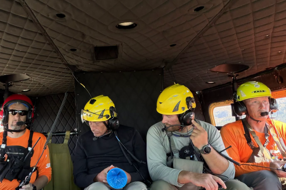 Shaun was taken via helicopter to a hospital, as he was disoriented and dehydrated when found (Sublette County Sheriff's Office)