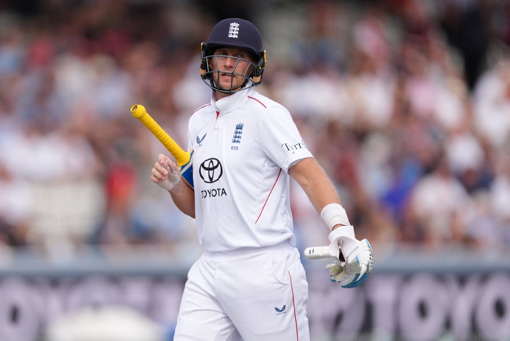 Joe Root made just four before again falling with the wicketkeeper up (Ben Whitley/PA) (PA Wire)