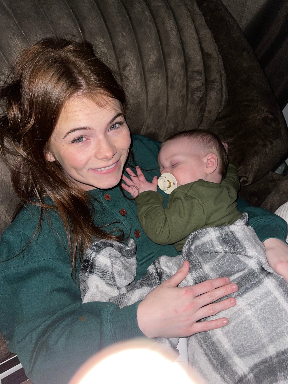 Griffin said her husband, wider family, and a team of doctors collectively saved her life. ‘So many doors were busted down for me,’ she said (Stormi Griffin)