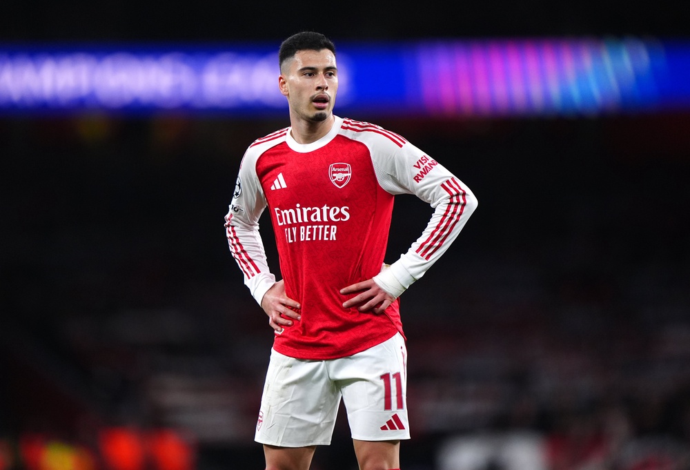 Gabriel Martinelli looks set to leave the Gunners (Bradley Collyer/PA) (PA Wire)