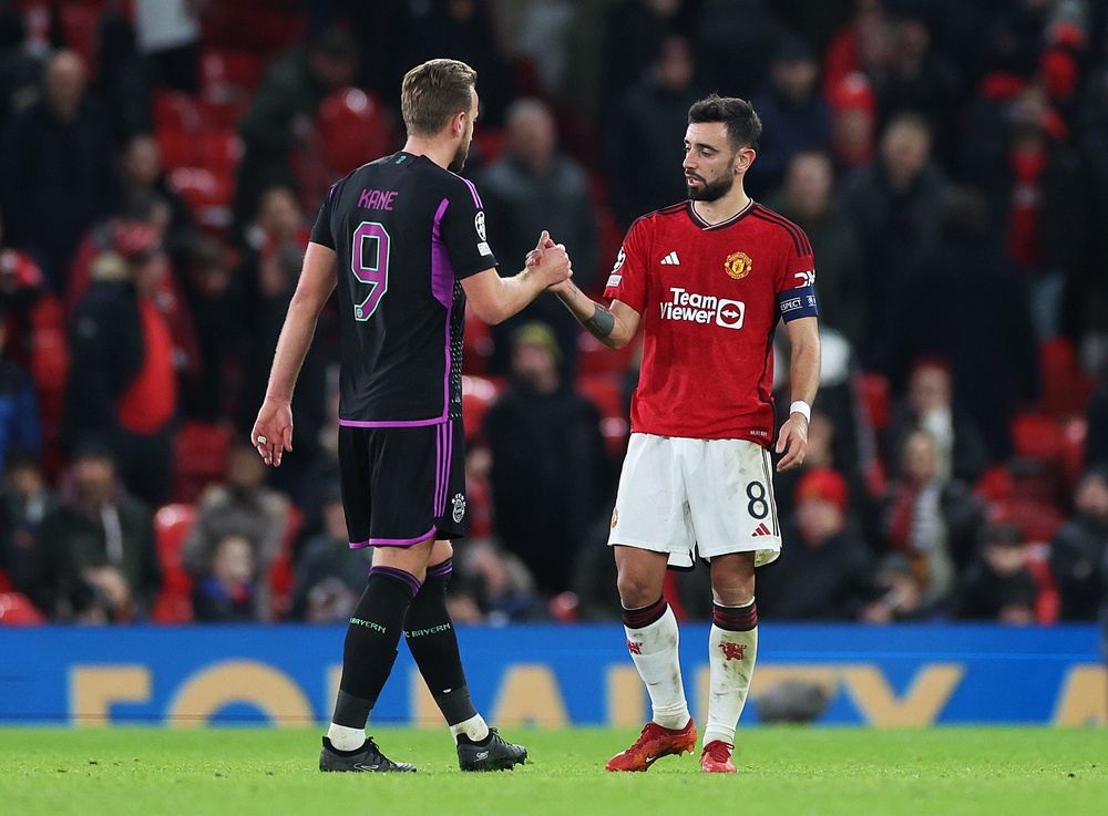 United lost 4-3 and 1-0 to Bayern in the 2023-24 season (Getty)