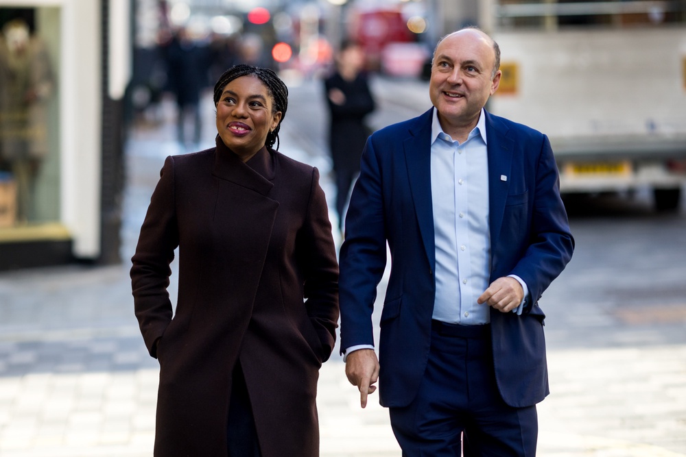 Shadow Business Secretary Andrew Griffith (right) criticised the initiative (Getty)