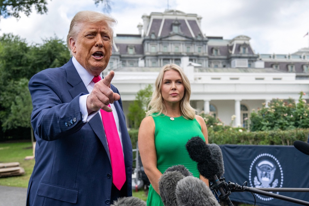 Trump has not named who will replace Leavitt as his next Press Secretary (AFP via Getty Images)