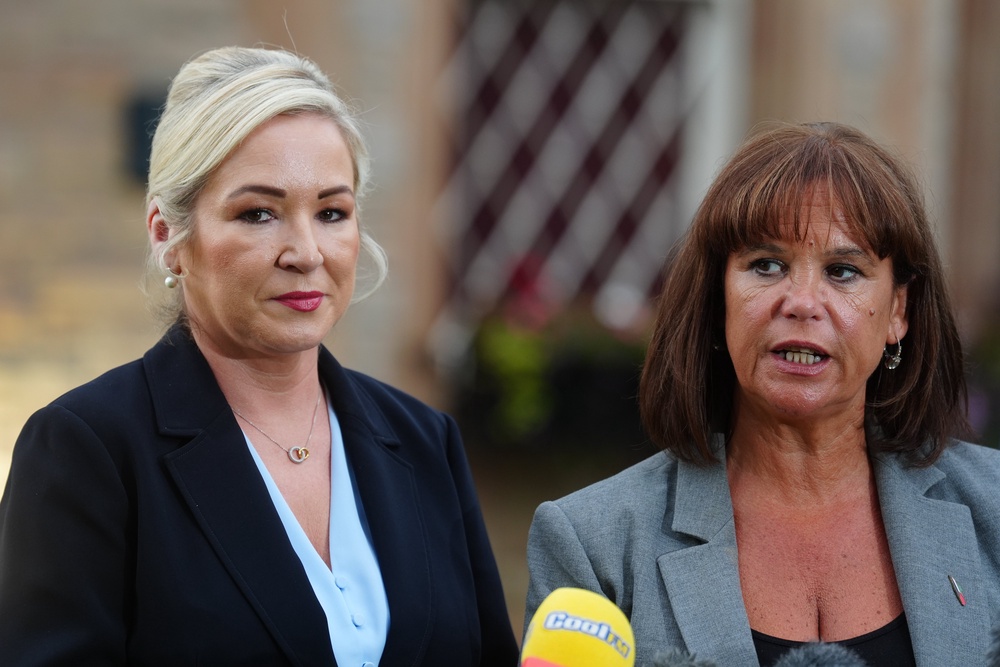 Sinn Féin leader Mary Lou McDonald reacted strongly, arguing that no prime minister has any right to ‘high-handedly’ erase the Good Friday Agreement's provision for a future unity referendum. (Brian Lawless/PA)
