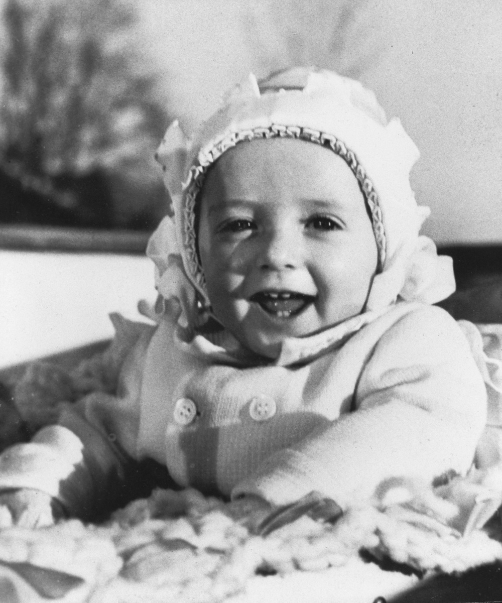 Prince Harald at nine months old (Reuters)