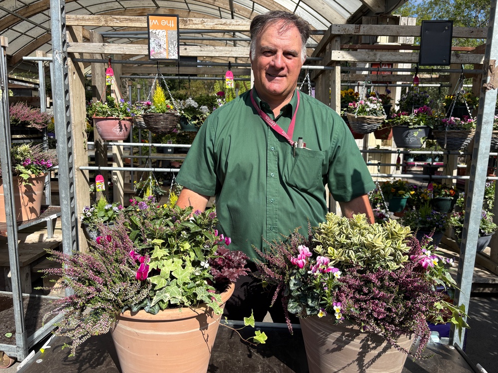 Horticulturist Andrew Londero of Squire’s Garden Centres (Hannah Stephenson/PA)