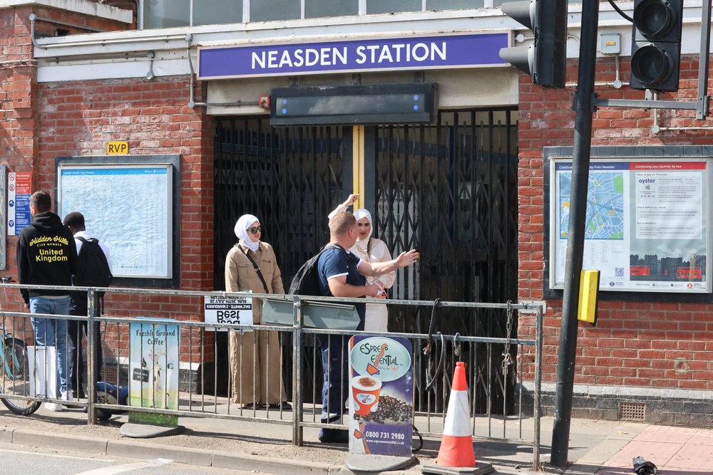 Neasden station has been closed (PA)