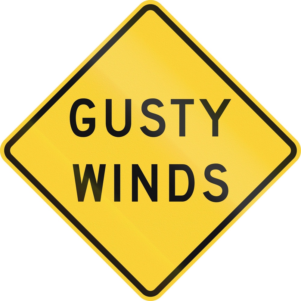 The Atlanta teacher hangs a ‘gusty winds area’ sign in her classroom, similar to this one, that clearly identifies the fart corner, which is complete with Febreeze bottles (Getty Images/iStockphoto)