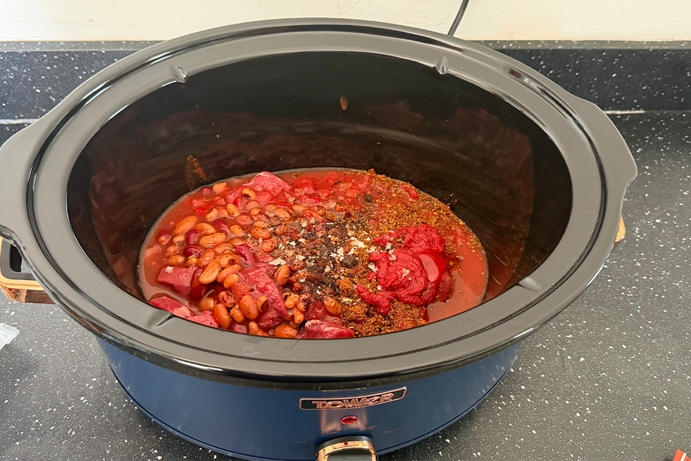 I just soaked the slow cooker for a little while before wiping over and it came out perfectly clean (Rachael Penn/The Independent)