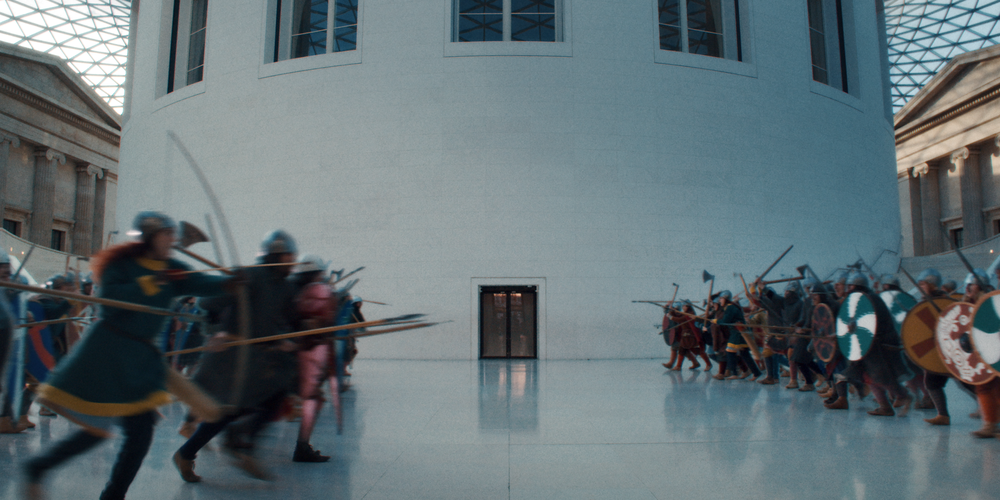 The trailer recreates the Battle of Hastings