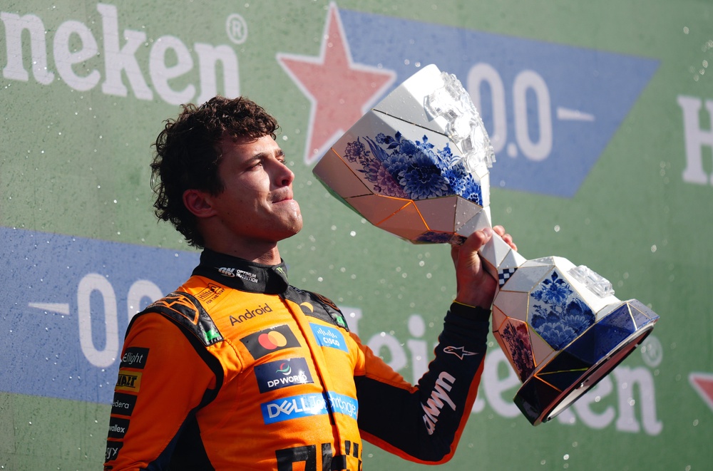 Lando Norris has signed a new four-year deal with McLaren (David Davies/PA) (PA Wire)