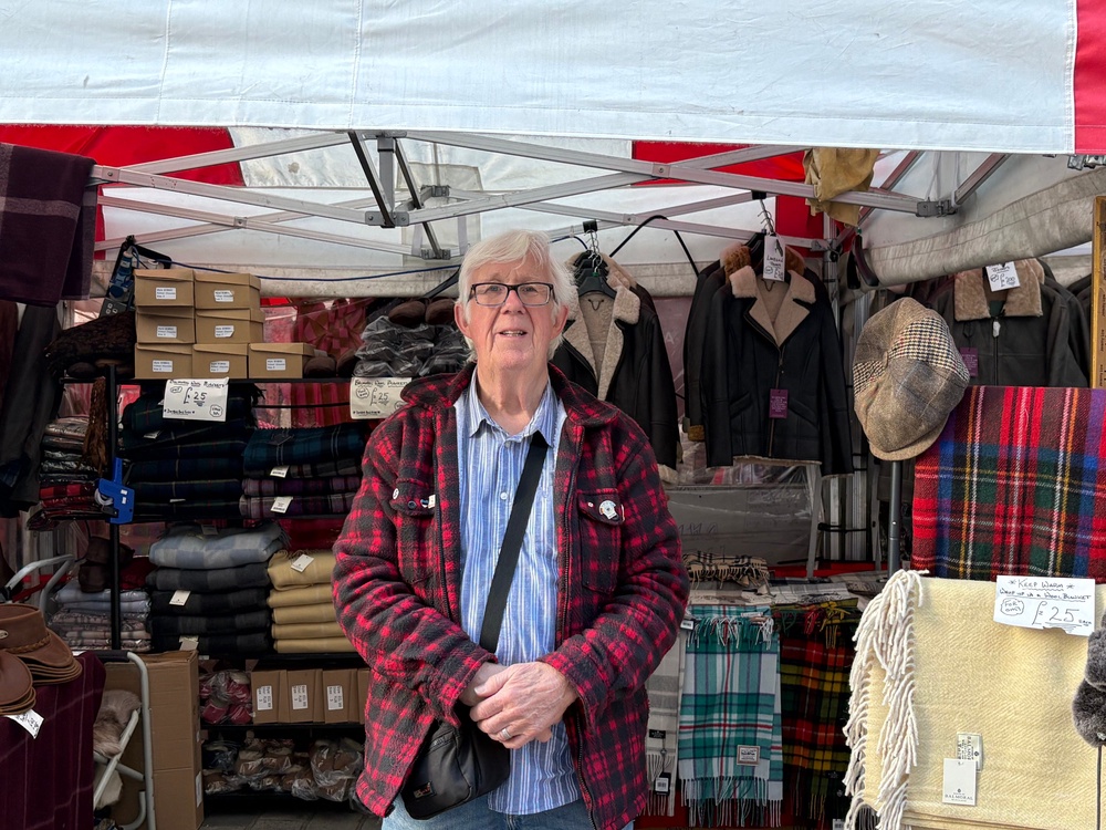 Alan Hannah hoped to see more Edinburgh locals at the market (Neil Pooran/PA)