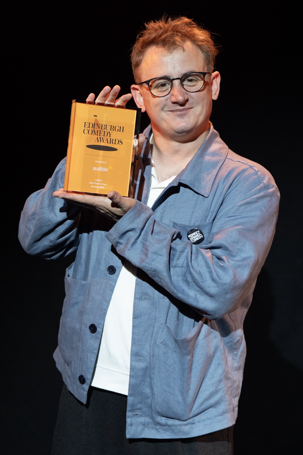 Edinburgh Comedy Award winner Chris Cantrill at Pleasance Beyond, Edinburgh (Jane Barlow/PA) (PA Wire)