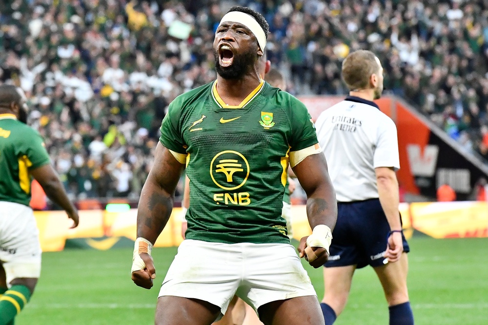 Siya Kolisi leads South Africa (Getty)
