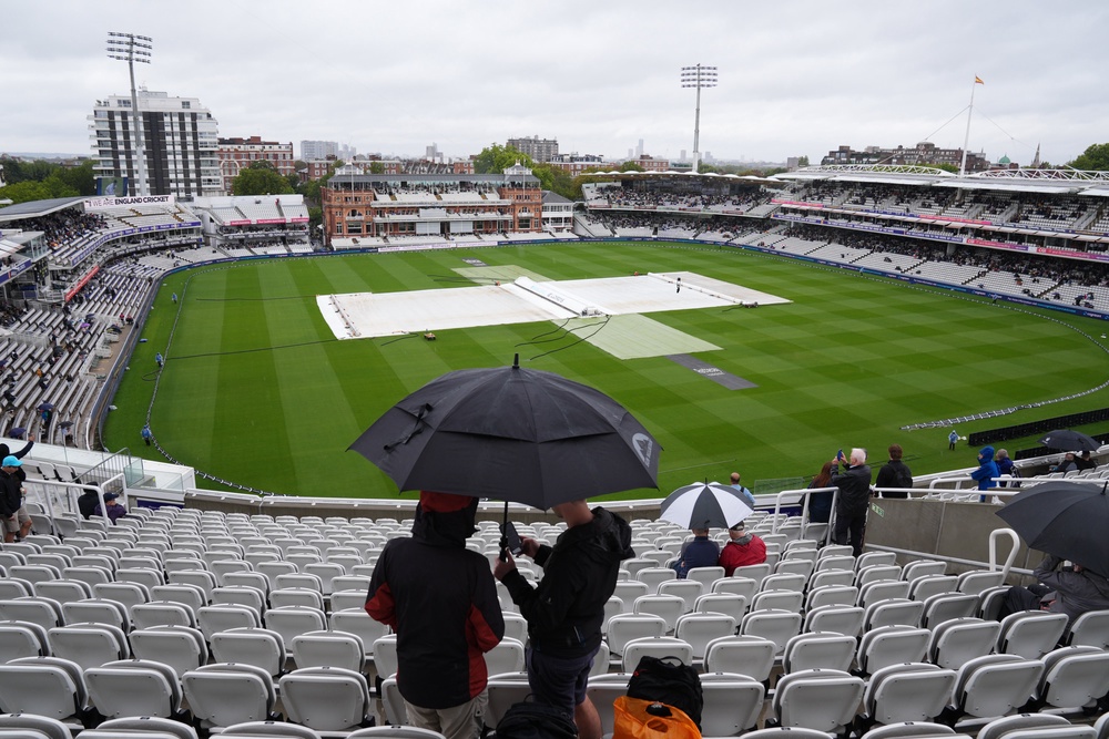 Rain ruled for much of day three (Ben Whitley/PA) (PA Wire)
