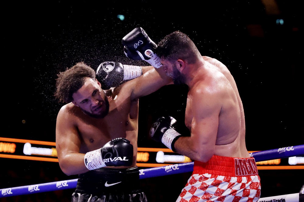 Hrgovic and Itauma slugged it out in the final rounds (Steven Paston/PA) (PA Wire)