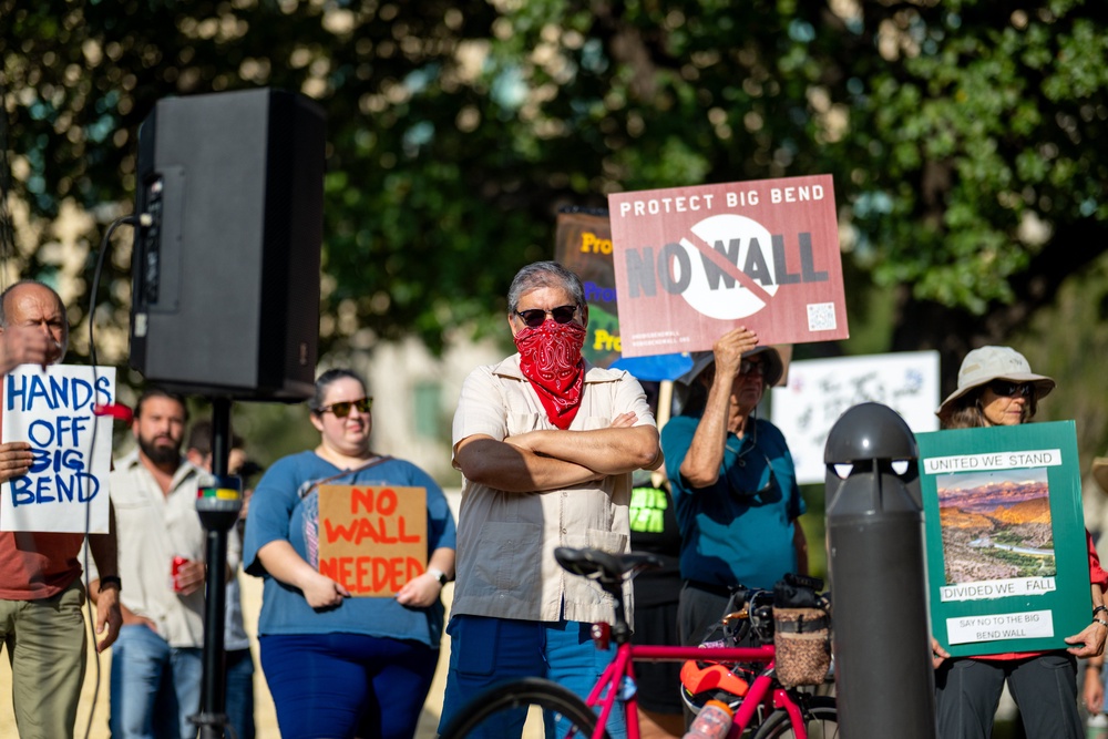 The Trump administration has continued building out its signature border wall, thanks to a $46 billion infusion of funds from Congress, despite widespread opposition in border communities across the Southwest (Getty)