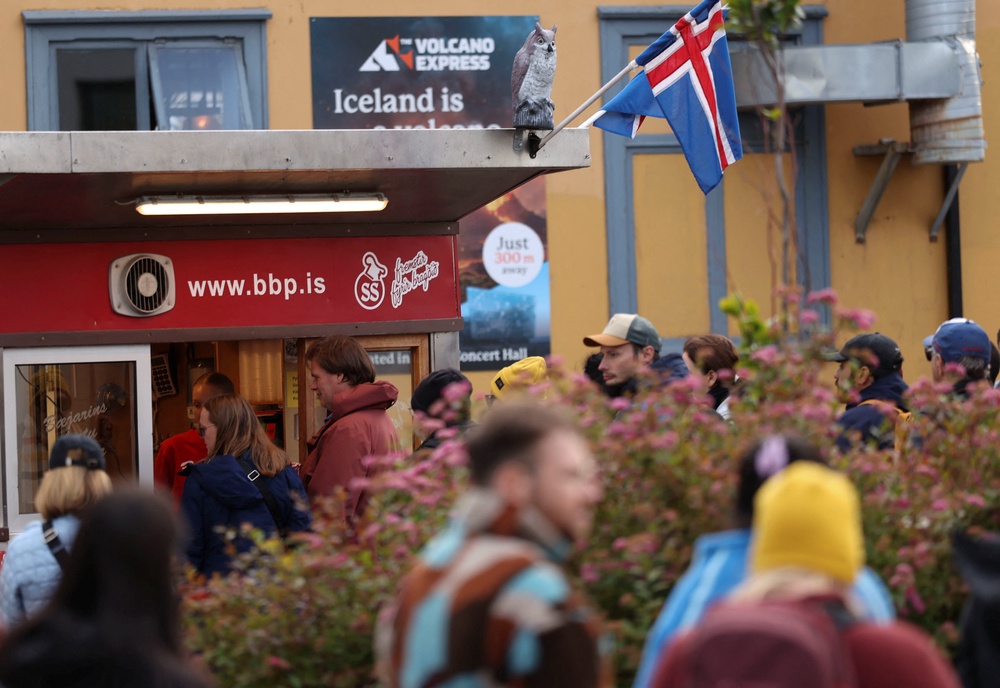 Reykjavik ahead of a referendum on whether Iceland should resume accession negotiations with the European Union (Reuters)