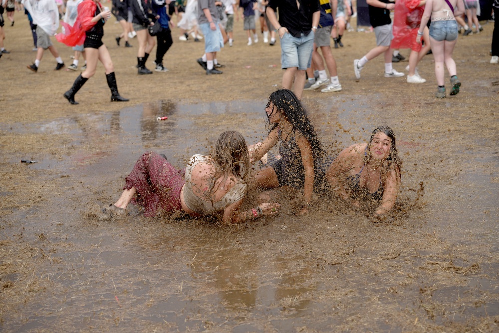 Music fans at Reading frolicked in the rain this weekend (Jeff Moore/PA) (PA Wire)
