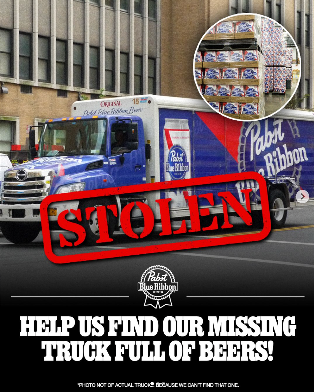 Police are investigating two cargo thefts reported August 17 (Pabst Blue Ribbon)