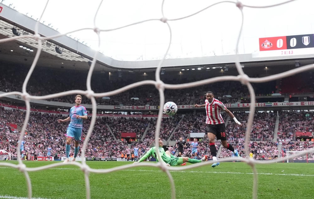 Isidor put Sunderland in front against Fulham. (PA)