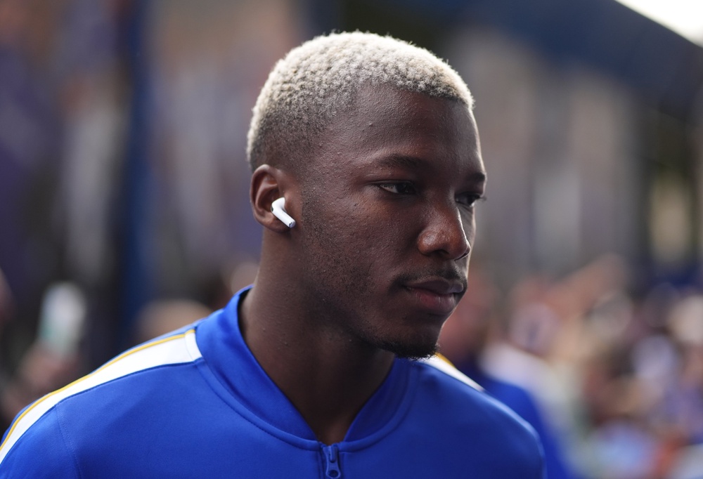 Chelsea's Moises Caicedo went off injured (PA)