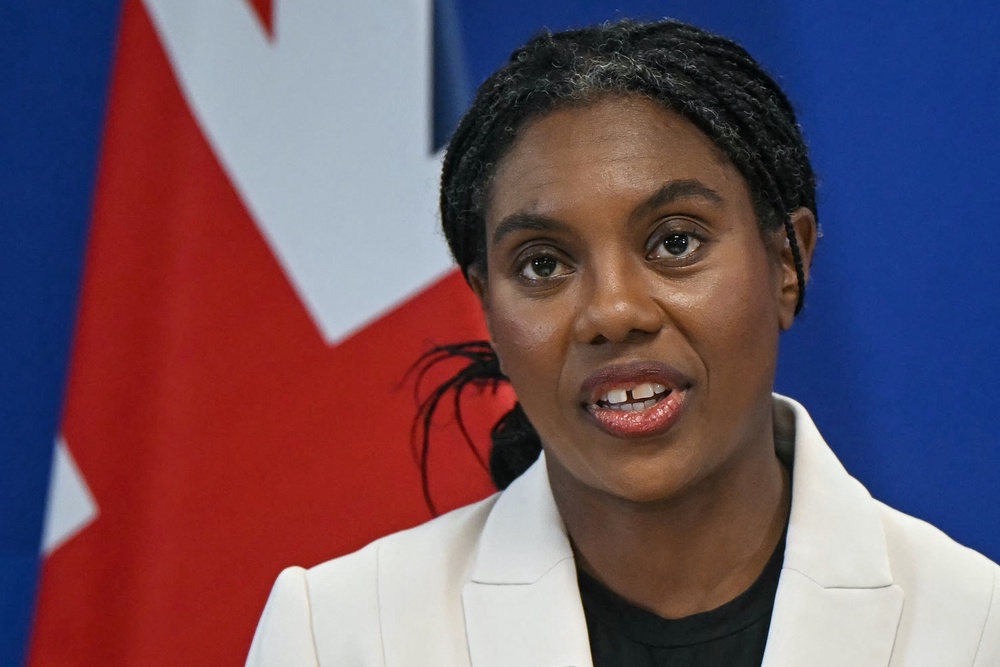 Kemi Badenoch has given a former Remainer the foreign affairs brief (AFP/Getty)