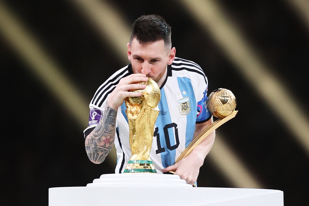 Messi ended his long quest to win the World Cup in 2022 (Getty Images)
