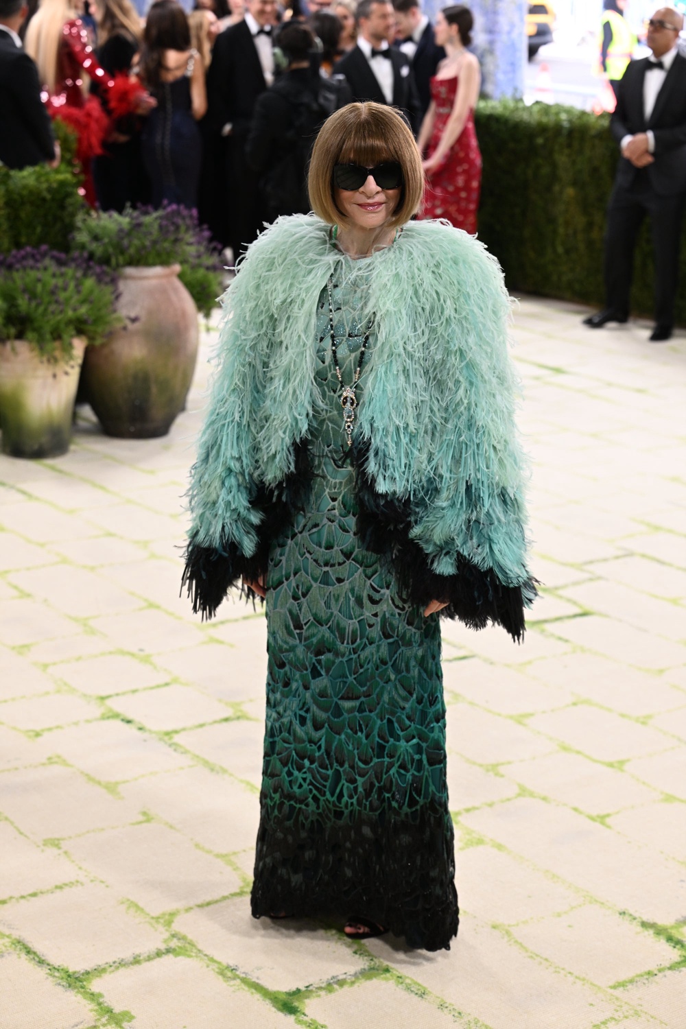 Dame Anna Wintour called his decision ‘very courageous’ (Matt Crossick/PA) (PA Wire)