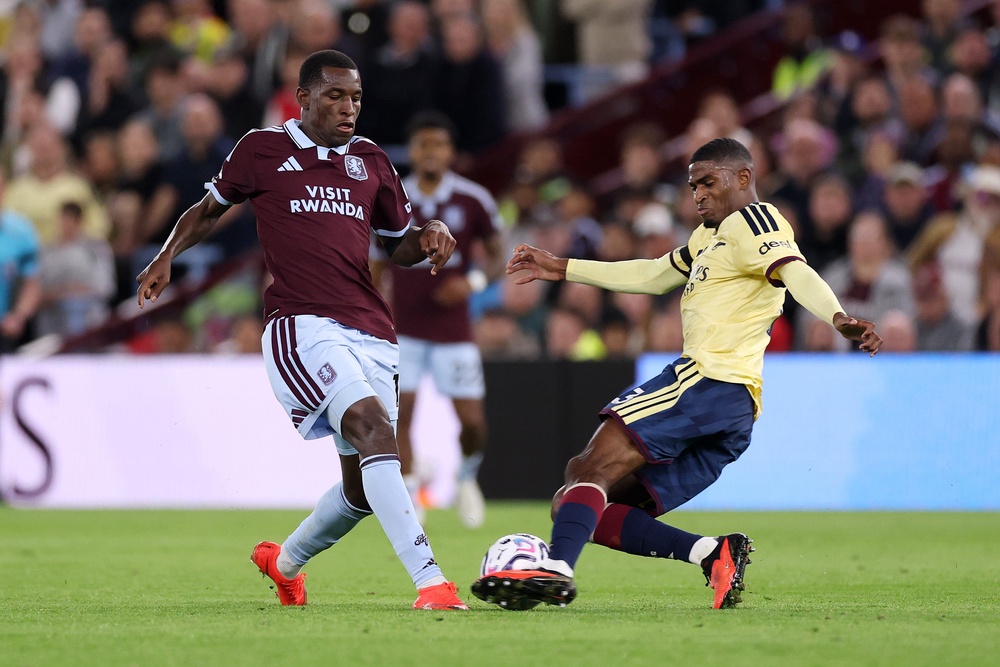 Arsenal shut out new-look Aston Villa, who offered a debut to striker Nicolas Jackson (Getty)