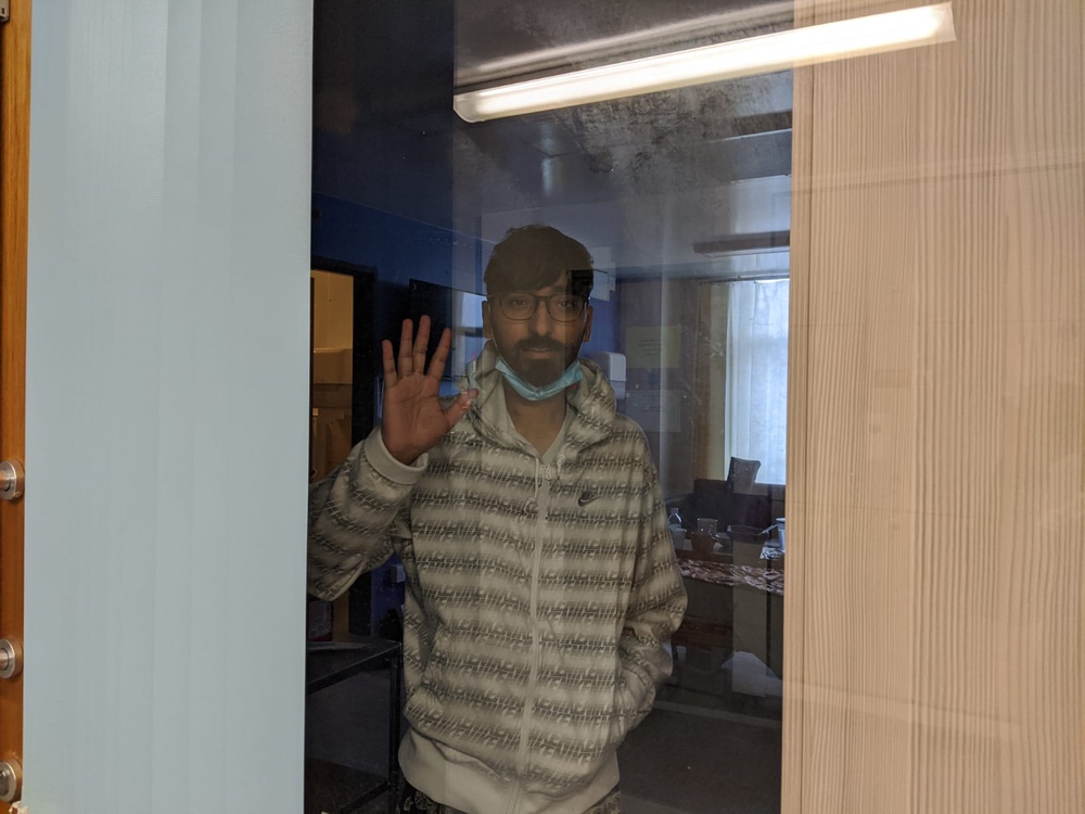 Raj had to be in hospital alone due to Covid restrictions (Collect/PA Real Life)