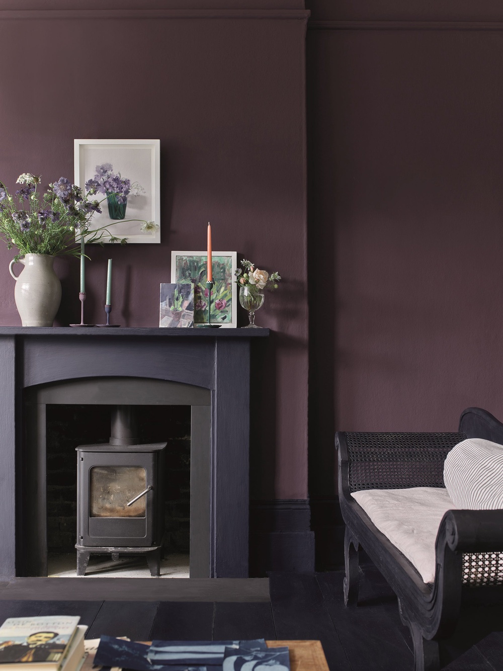 Annie Sloan Tyrian Plum Wall Paint, £55.95, 2.5 Litres, Annie Sloan (Annie Sloan/PA)