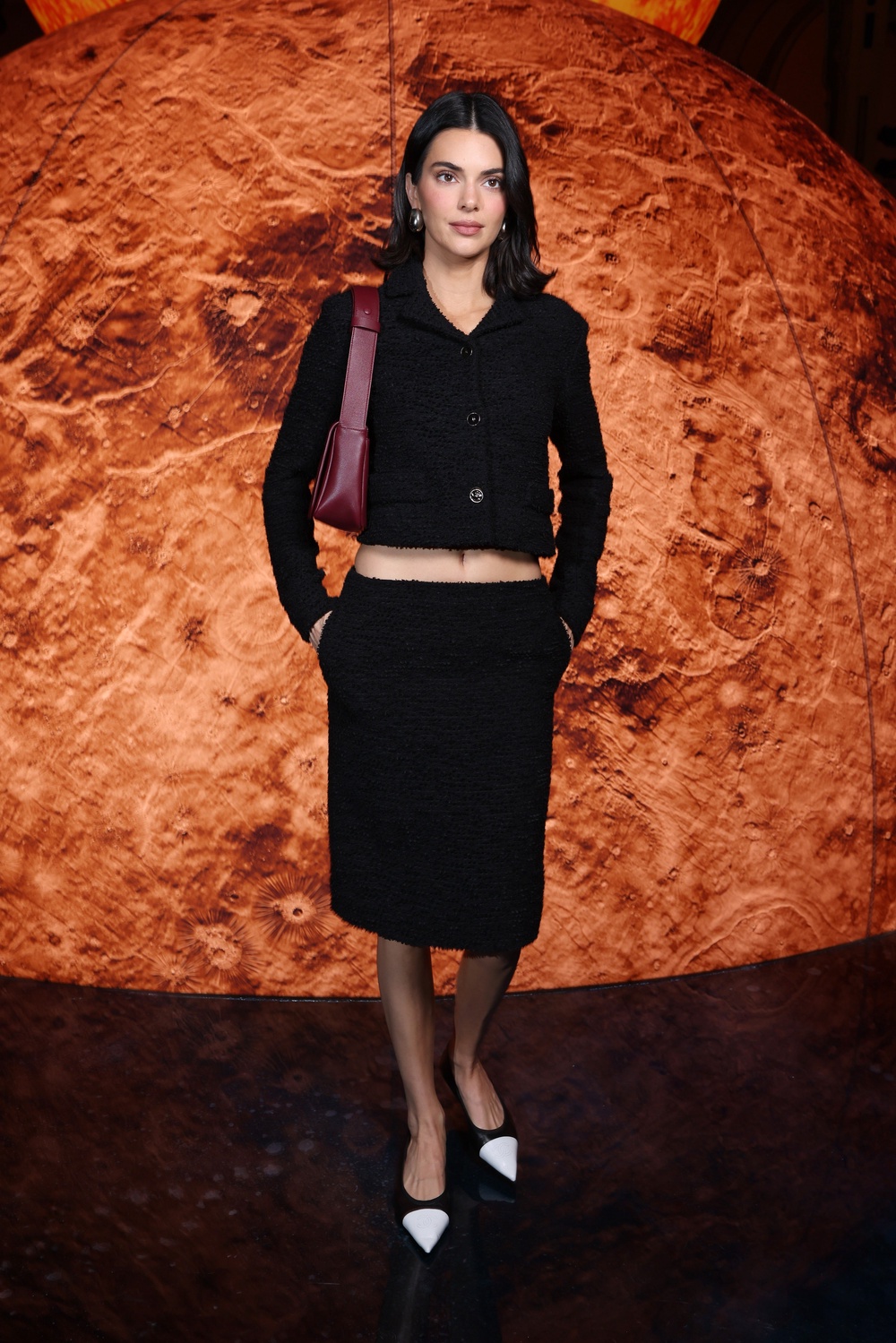 Kendall Jenner at Paris Fashion Week in October 2025 (Getty)
