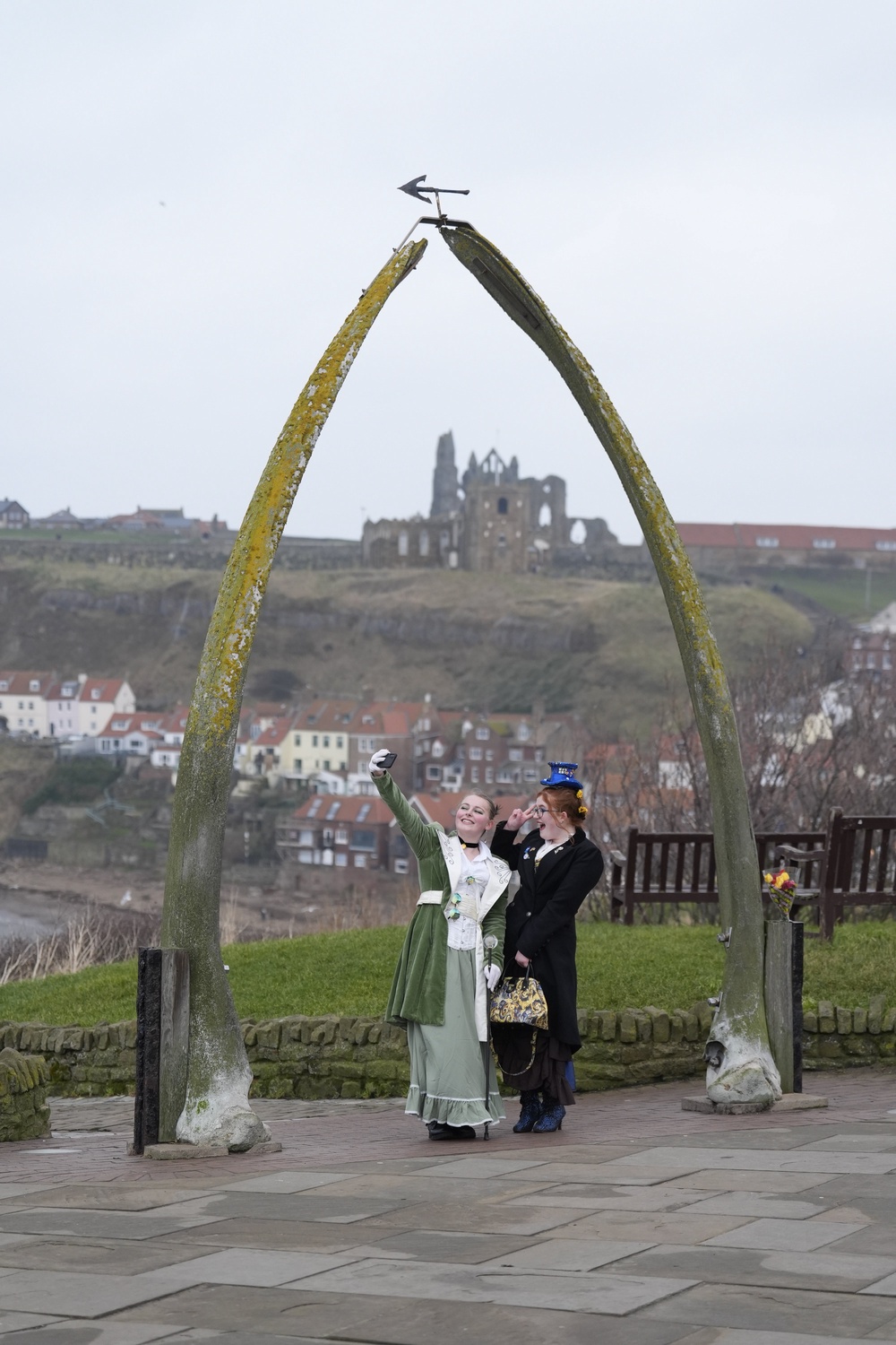 The jaw bone arch has become one of the best known landmarks in the north of England (Danny Lawson/PA) (PA Archive)