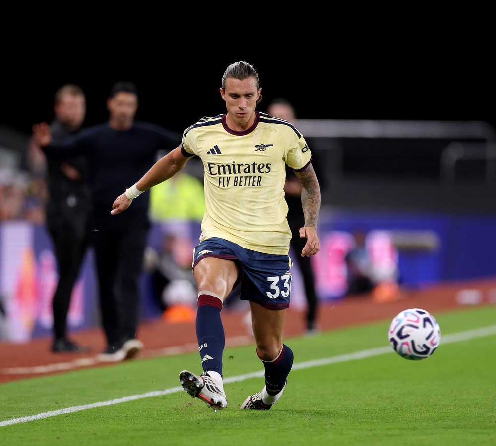 Riccardo Calafiori set up Arsenal's winning goal (Getty)