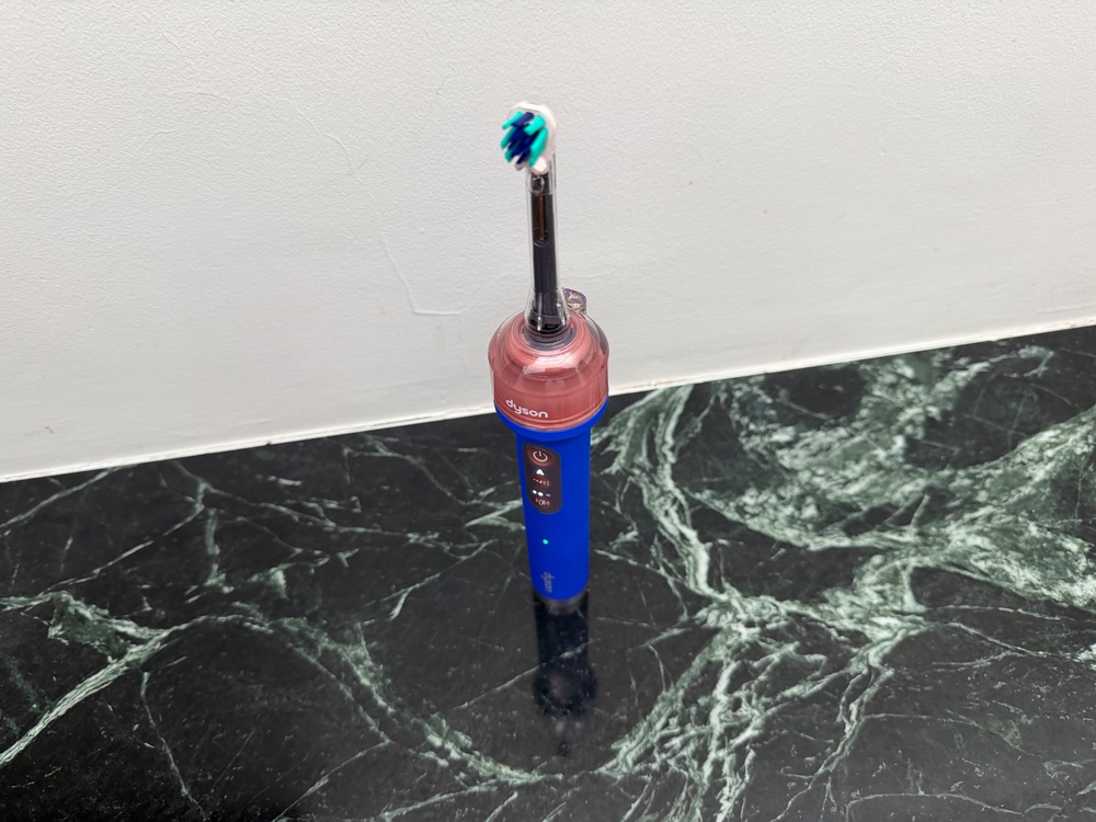 Using the toothbrush can make for a 'splashy experience' (David Phelan/The Independent)