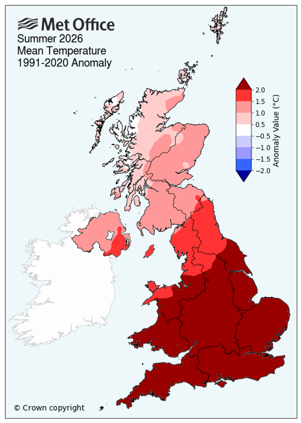 The mean average temperature was 18.2C in England this summer (Met Office)