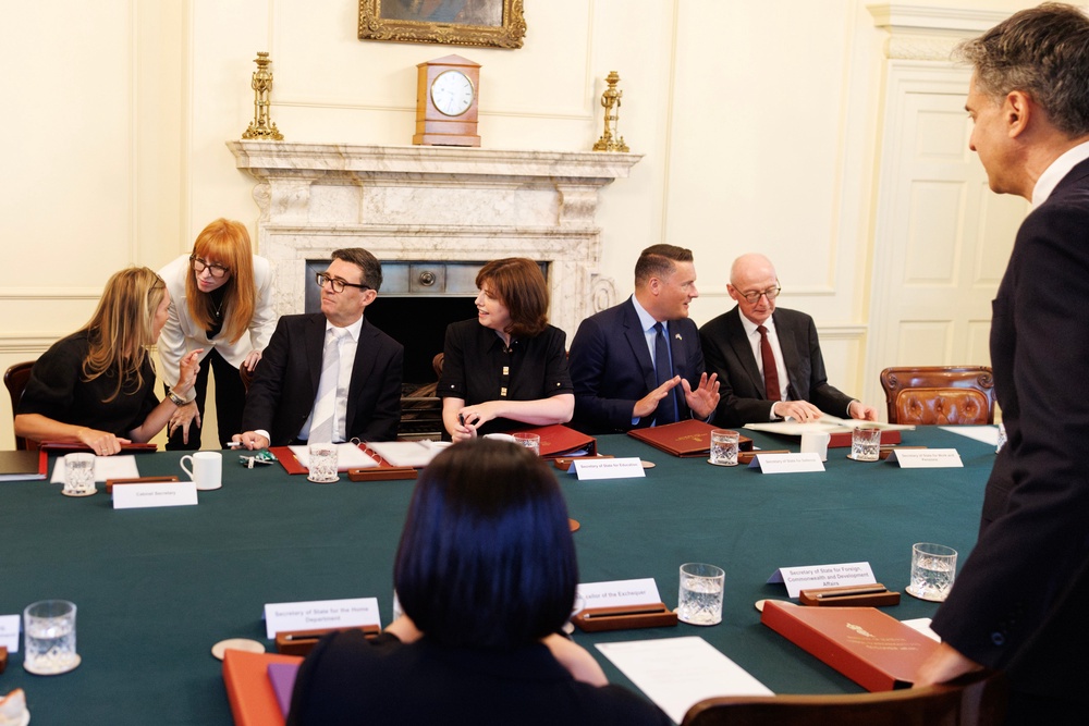 Angela Rayner makes an appearance (Simon Dawson/No 10 Downing Street)
