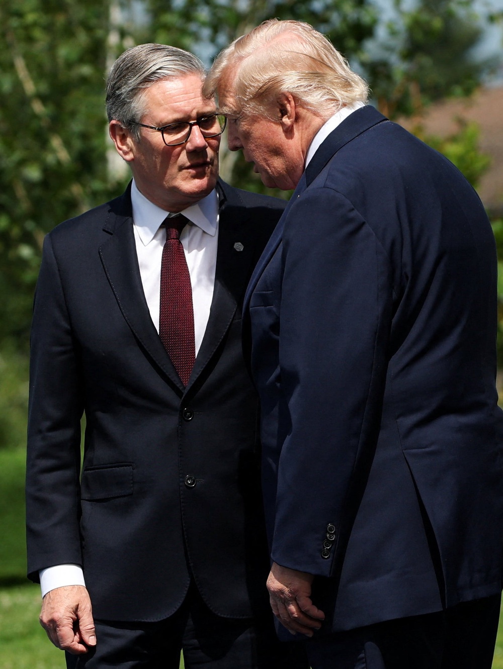 Sir Keir Starmer, pictured with Donald Trump, said he will quit as an MP to focus on overseas affairs (Isabel Infantes/PA) (PA)