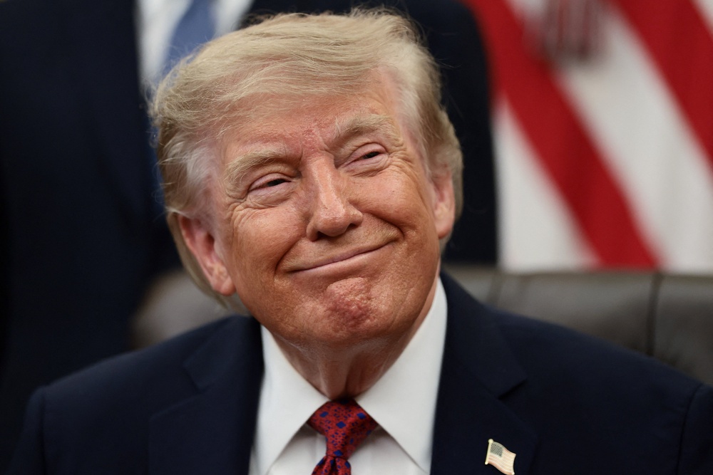 President Donald Trump has been accused of using his office to enrich himself and reward his friends (Reuters)