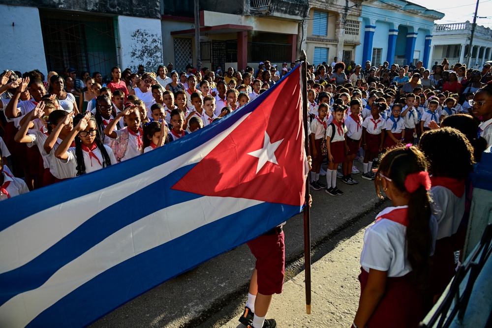 Official school uniforms were also largely unavailable at the start of the term, satisfying a mere 12% of total demand at the primary school level (AFP/Getty)