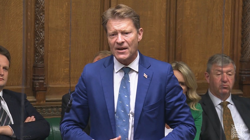 Richard Tice wants people to fall in love with Farage again (House of Commons/UK Parliament)