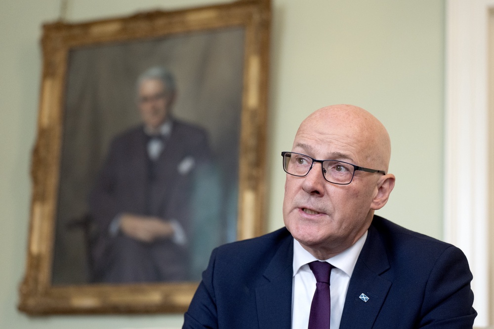 John Swinney made the statement in the Scottish Parliament on Tuesday (Jane Barlow/PA) (PA Wire)