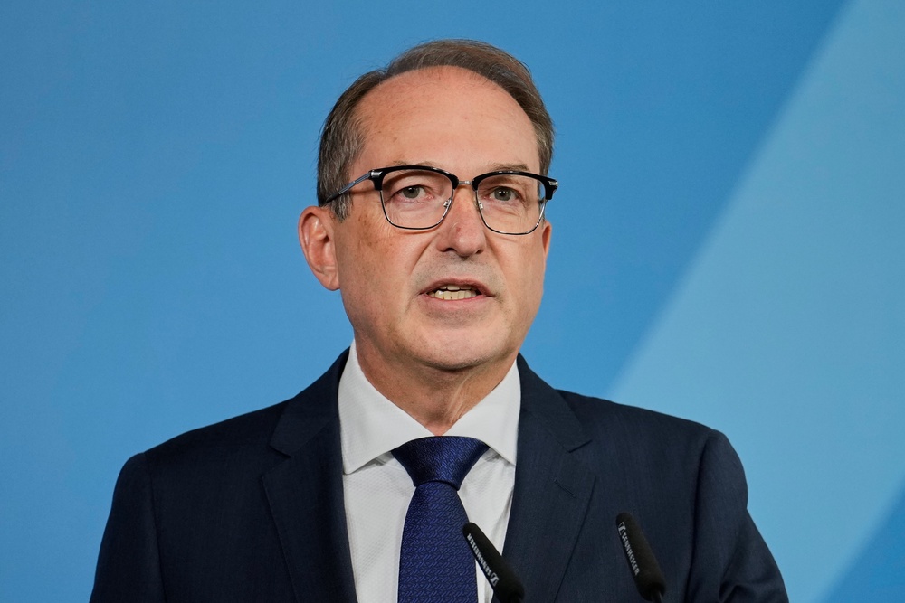 Germany’s interior minister Alexander Dobrindt described the attack as a pattern of ‘Russian hybrid operations’ (AP Photo/Ebrahim Noroozi) (AP)
