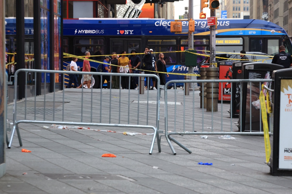 Piacenti died of her injuries and a second person, a 68-year-old man, was hospitalized after the attack (REUTERS)