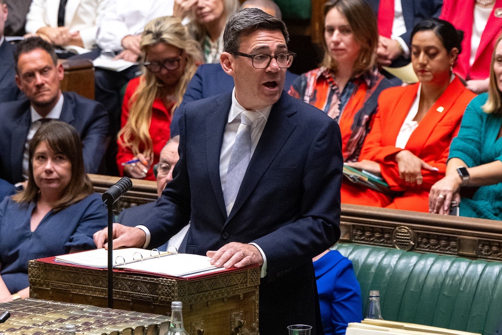 Andy Burnham delivered the statement on Tuesday afternoon (House of Commons)