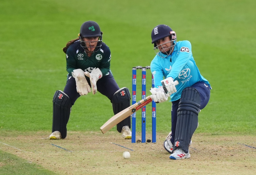 Sophia Dunkley made a crucial half-century (Mike Egerton/PA) (PA Wire)