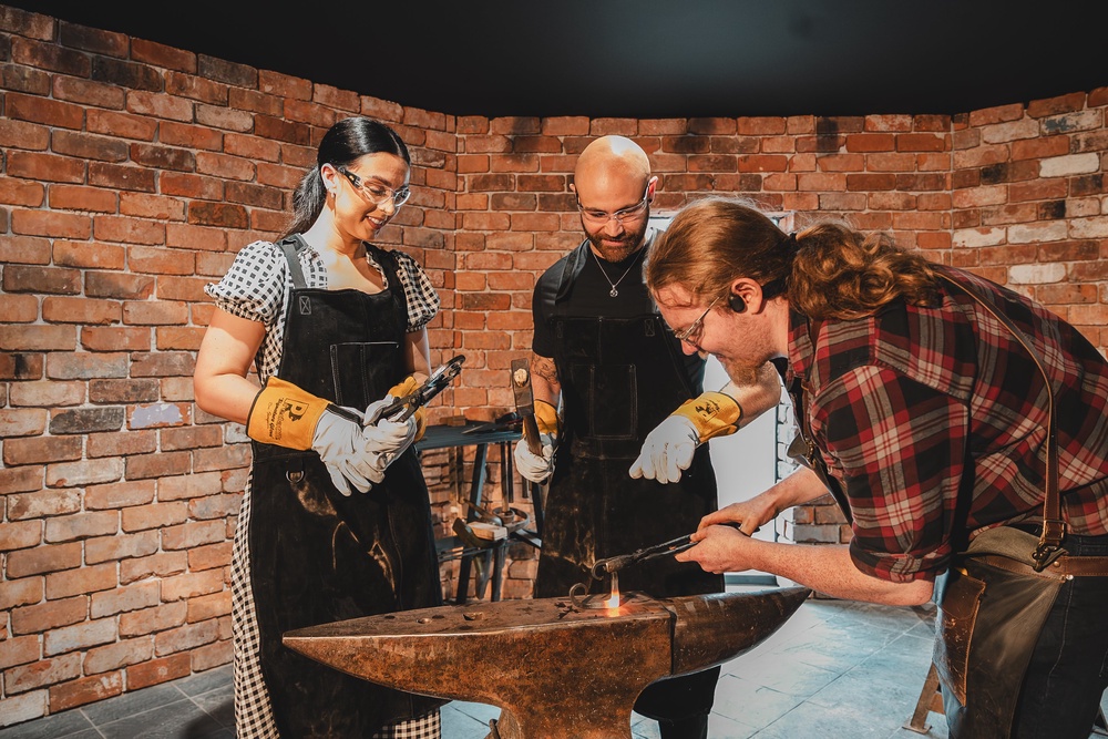 Blacksmithing experiences and demonstrations will be available (Mathias Newberry/PA)