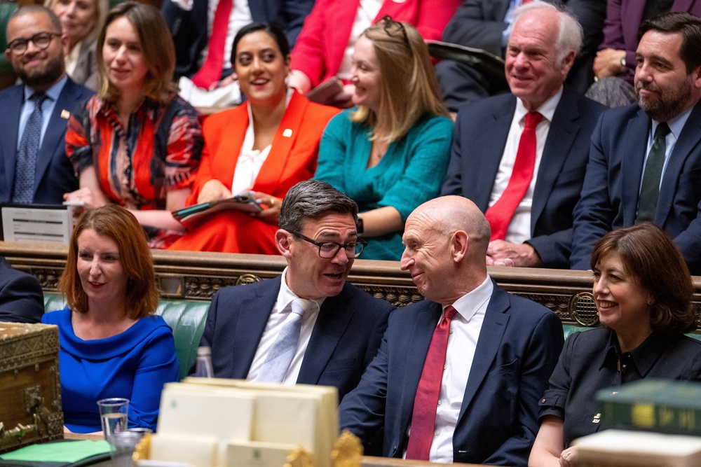 Rising bond yield rates mean less fiscal headroom for Andy Burnham and his chancellor John Healey (House of Commons)