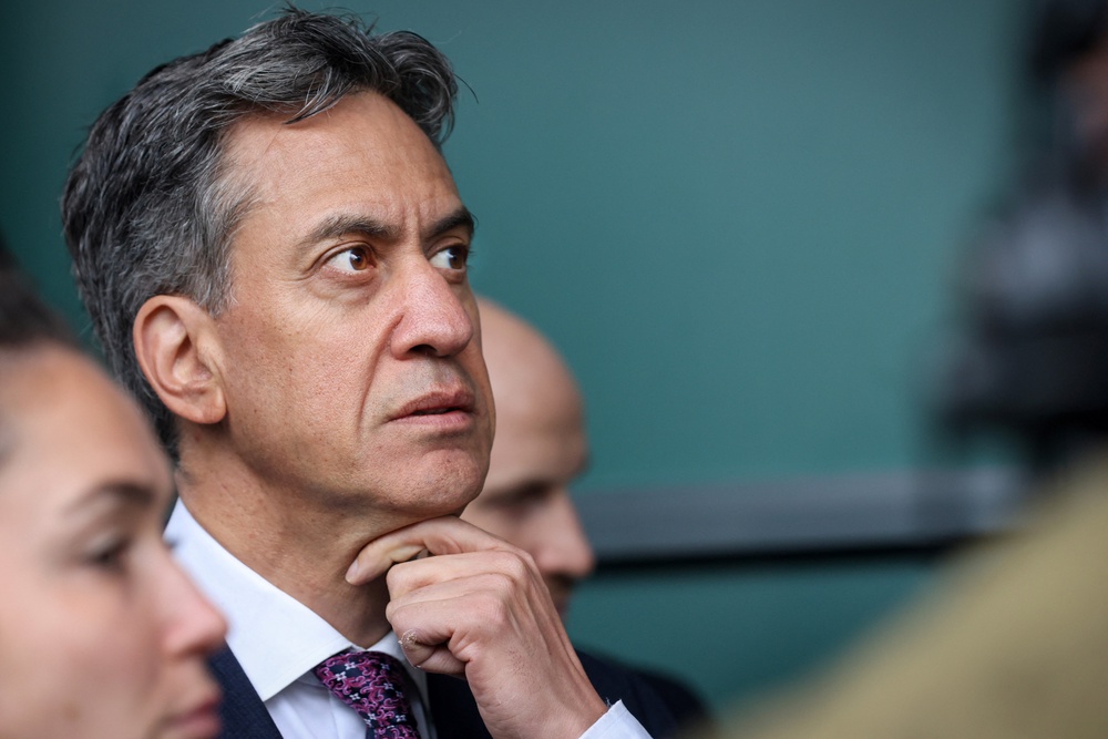 Britain's Foreign Minister Ed Miliband arrives to attend an informal meeting of EU foreign affairs ministers at Druids Glen in Wicklow, south of Dublin, Ireland, on September 2, 2026 (AFP/Getty)